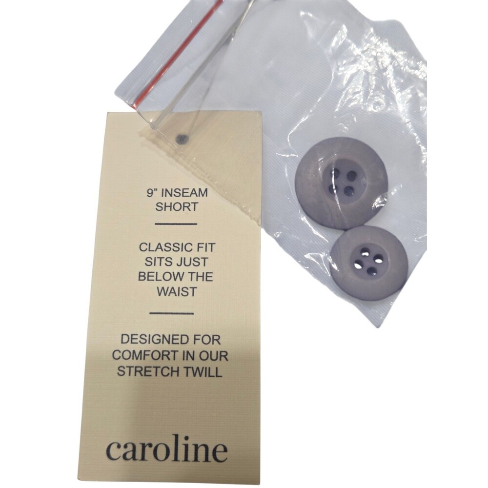 NWT Crown and Ivy Classic Fit Caroline Shorts Periwinkle 9” Inseam 18W C24.2 - Picture 4 of 10